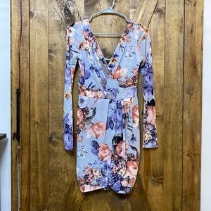 (Brand: revamped) floral long sleeve dress